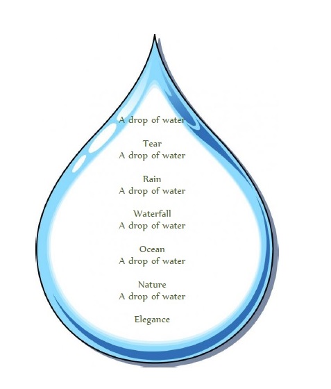 Image result for waterdrop poems